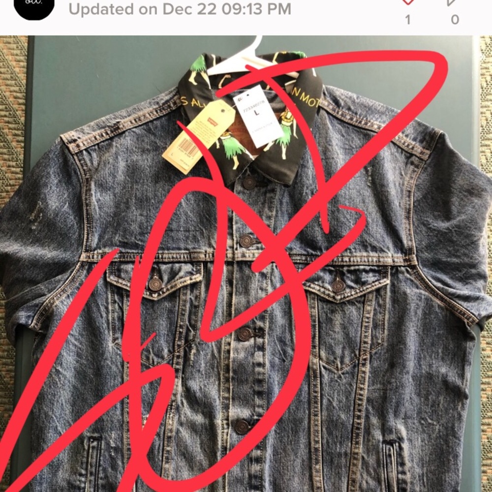 Men’s LEVI’s Denim Jacket - SZ LRG